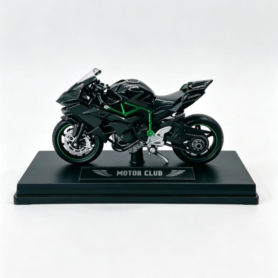 Alloy Motorcycle Model with Steering and Suspension, Perfect Cake Decoration, Detailed Collectible for Motorbike Enthusiasts, Halloween Christmas Gift
