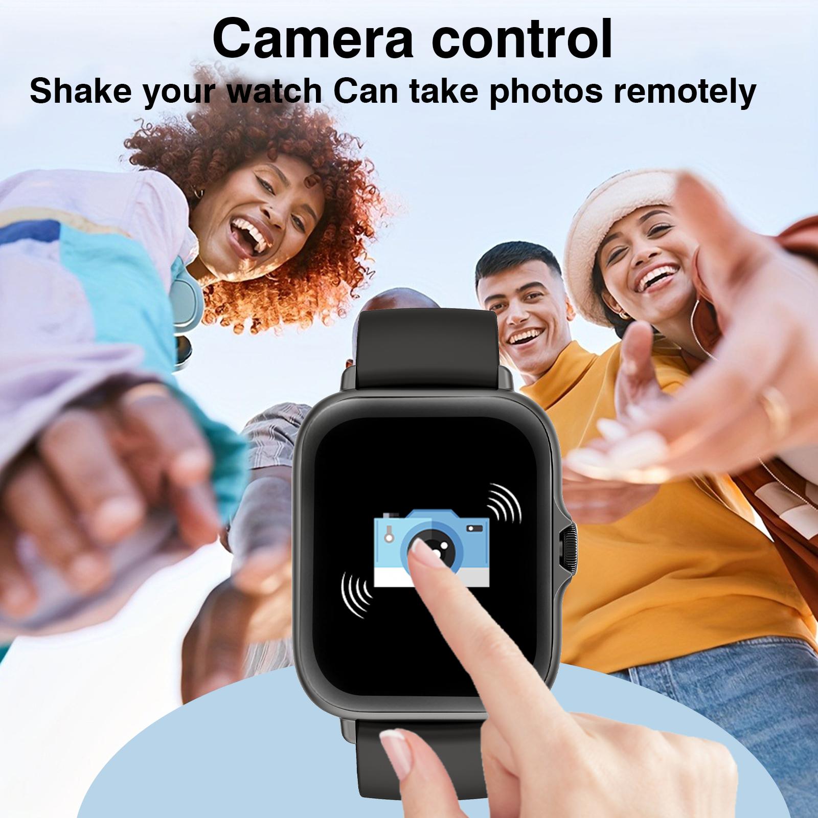 Universal Smart Watch for Android & iPhone | 1.83'' Touch Display | Multi-Function | Ideal Gift for Family & Lover