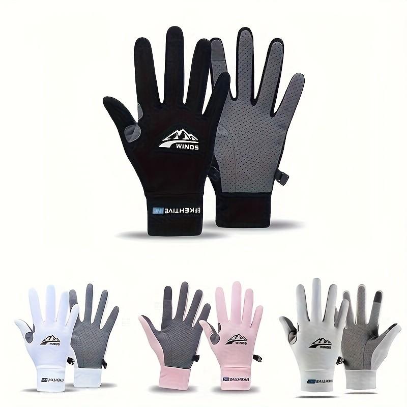 Outdoor Full-Finger Protective Gloves, Touchscreen Responsive, Non-Slip Palm, Multi-Functional Sports Gloves for Hiking, Cycling, Fitness