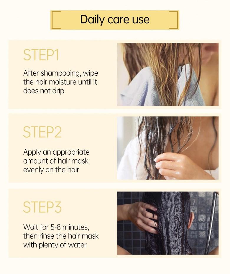 Hair Mask Conditioner, 1 Box No Steaming & No Washing Hair Mask, Hair Care & Styling Product for Dry & Damaged Hair, Hair Care Product for Women & Men, Shampoo