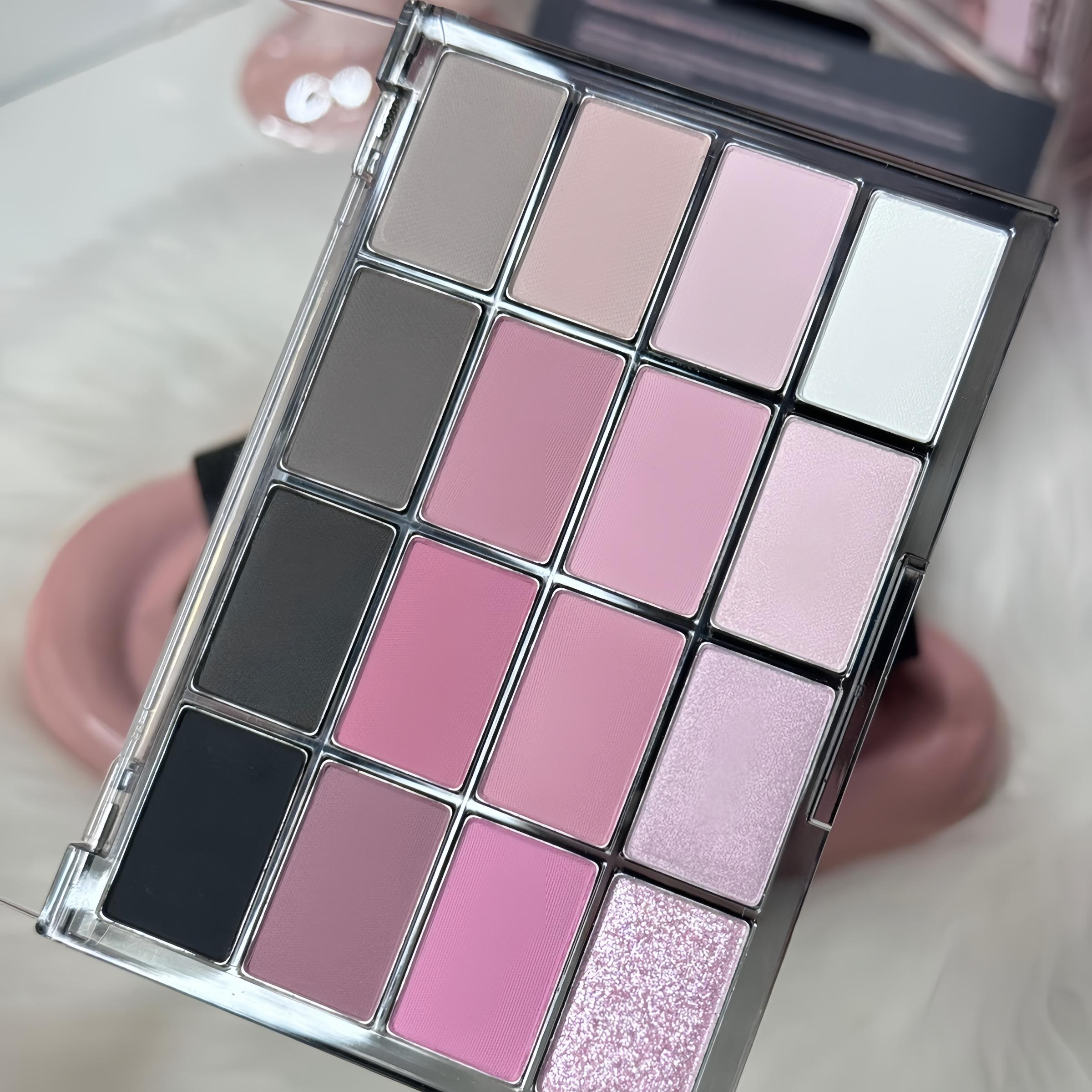 16-Color Eye Shadow Palette, Low Saturation & Nude Shades, Perfect for Party Makeup, Versatile & Elegant Design, Ideal for All Occasions