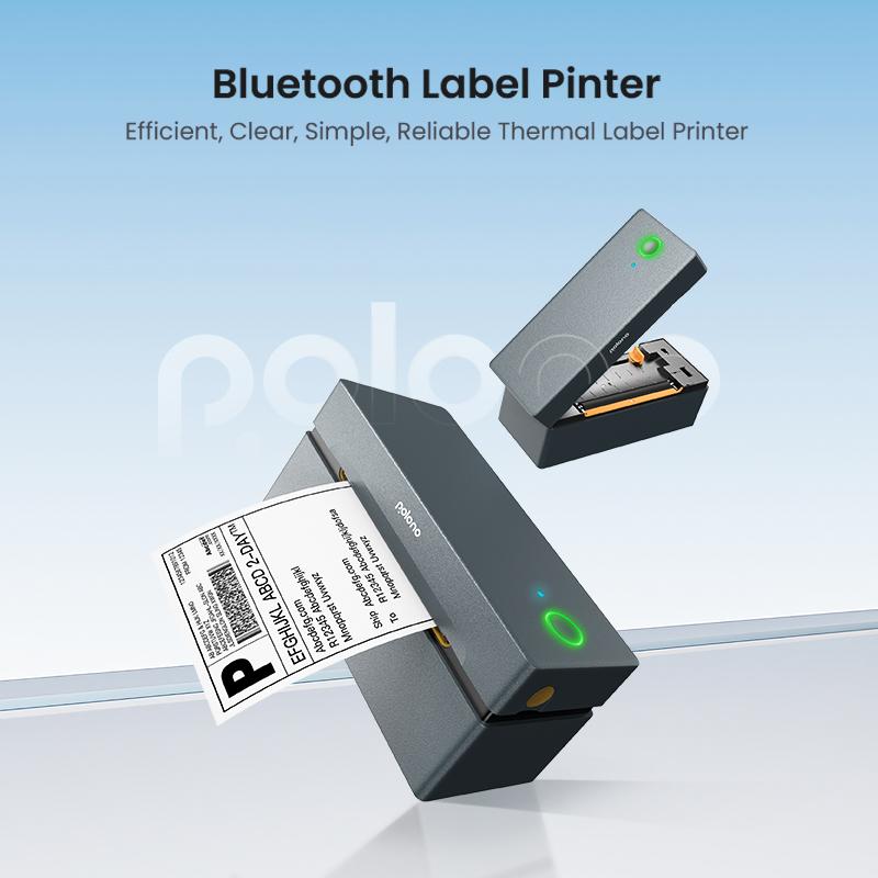 PL80E Bluetooth Thermal Shipping Label Printer, Wireless 4x6 Shipping Label Printer for Small Business.
