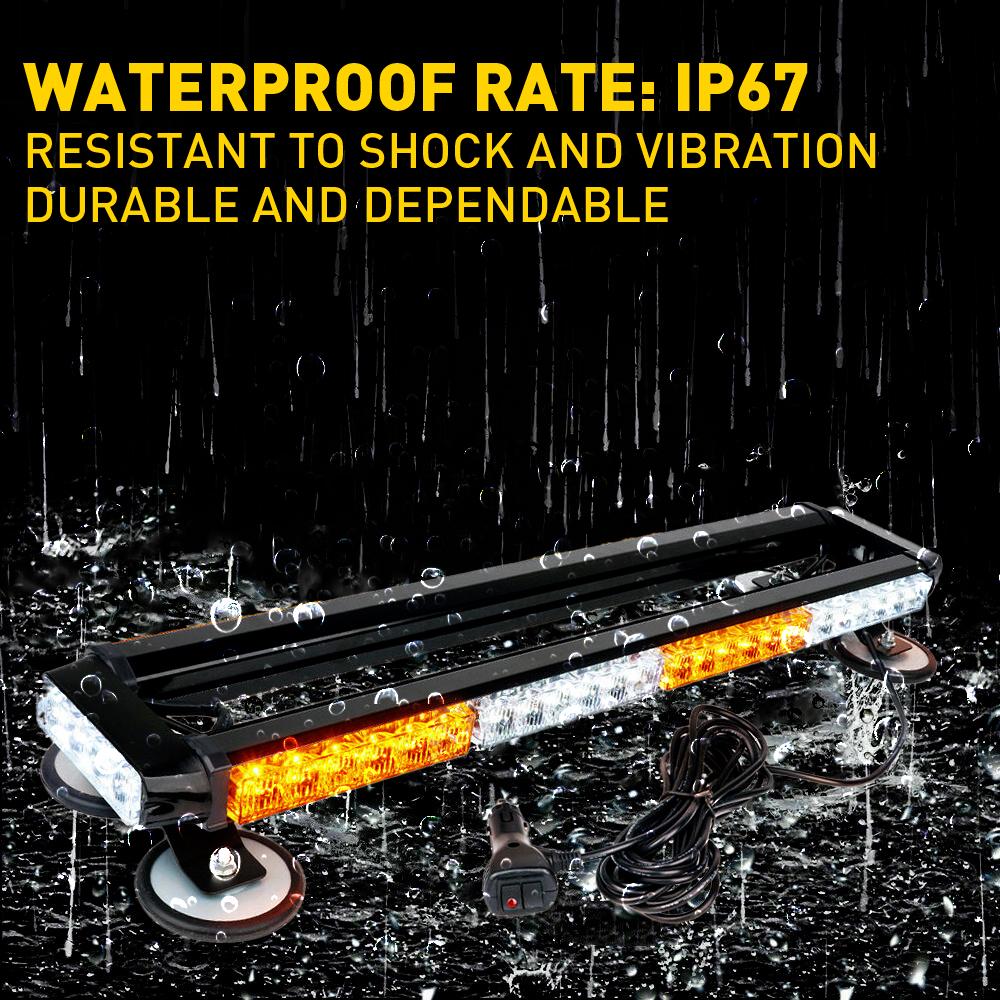 26.5" Emergency Bar LED Light Warning Rooftop Strobe Advisor Traffic Flash Lamp 26.5" Emergency Bar LED Light Warning Rooftop Strobe Advisor Traffic Flash Lamp