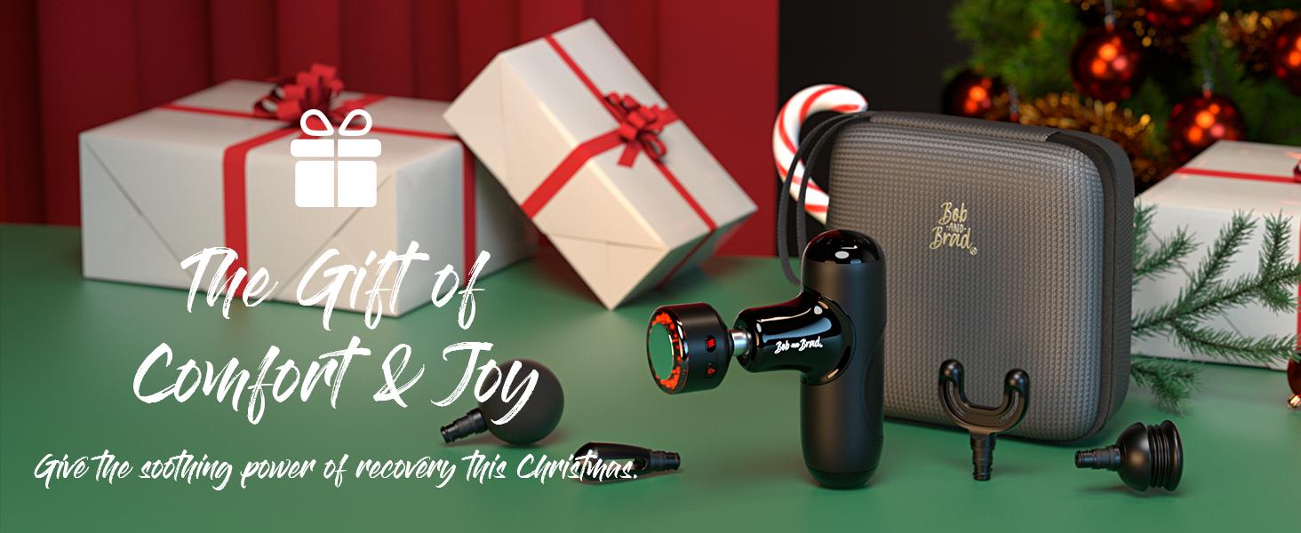 【Bob and Brad &Q2 Mini Massage Gun with Heat and Cold】Pocket-Sized Deep Tissue Percussion Massager for Pain Relief, Portable Percussion Muscle Massager Gun, Ultra Small & Quiet Muscle Massager, FSA Eligible for Women  Men NewYear gift Travel-Friendly Gift