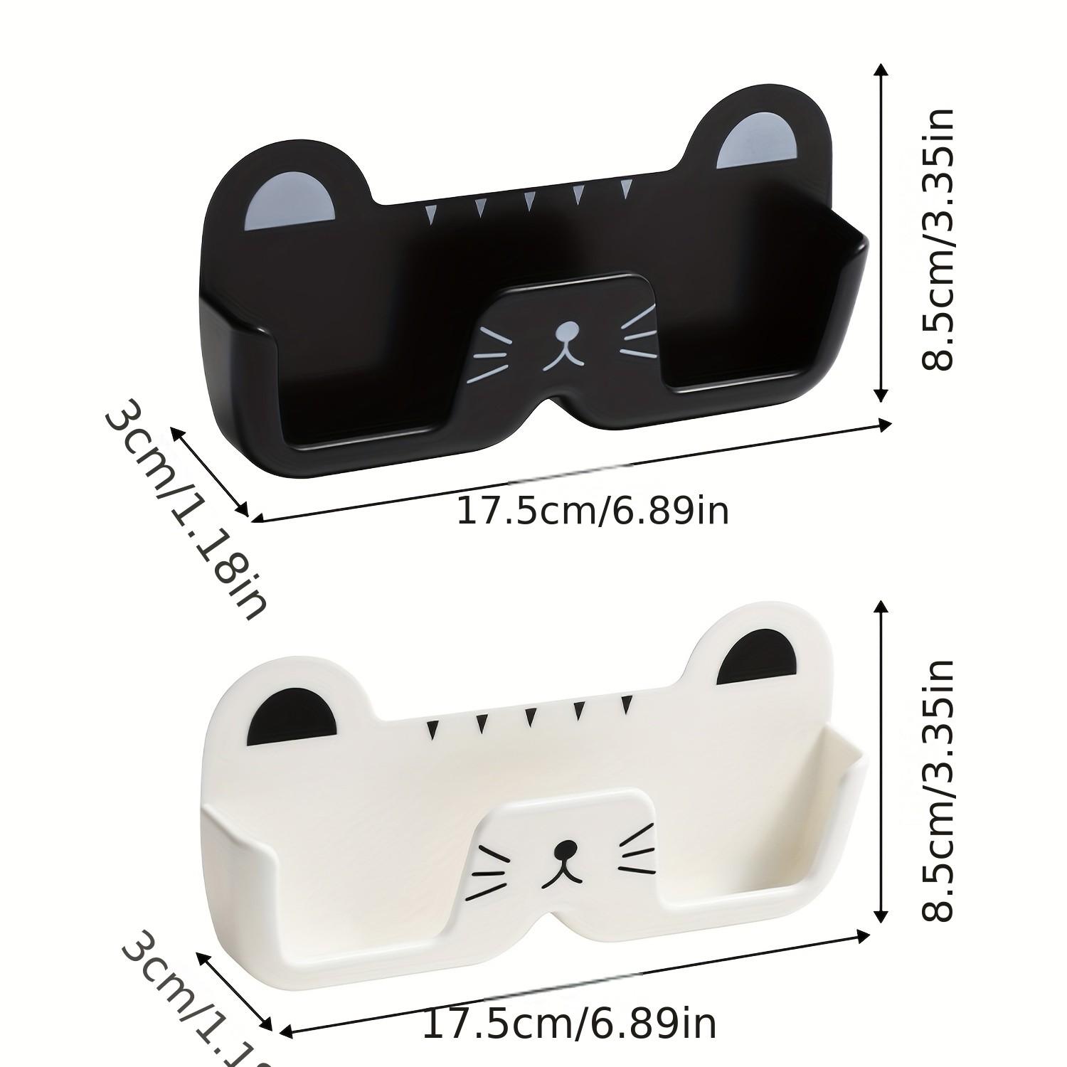 Portable Home Eyeglass Storage Box Set, Wall Mount No Drilling Required, Holds Prescription Glasses, Sunglasses, Display Shelf
