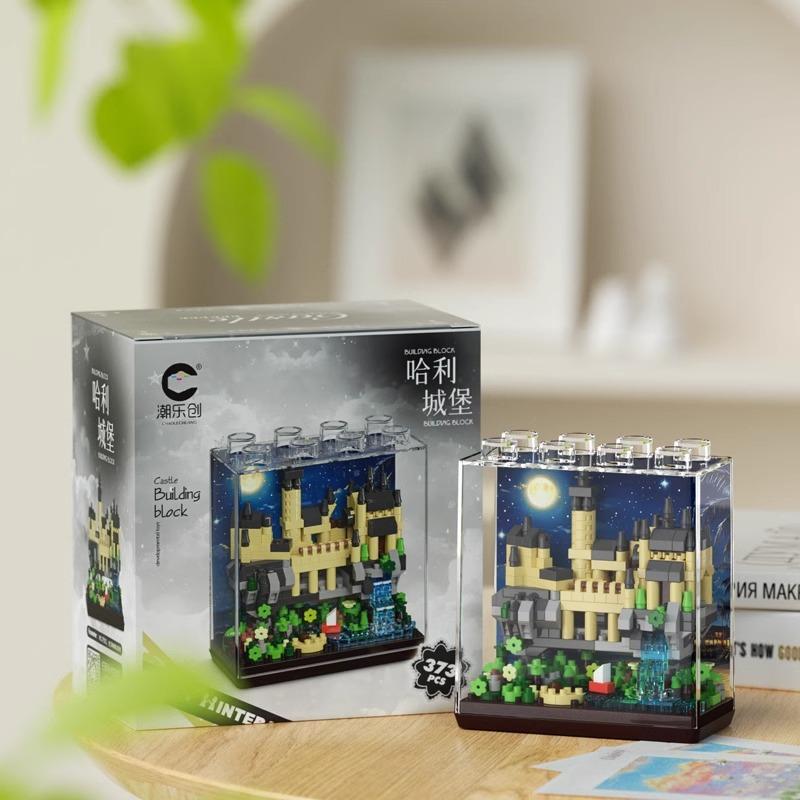 Castle Design Building Blocks, 1 Set Creative Desktop Ornament, Home Decor, Office Desktop Decoration, Perfect Gift for Friends & Family