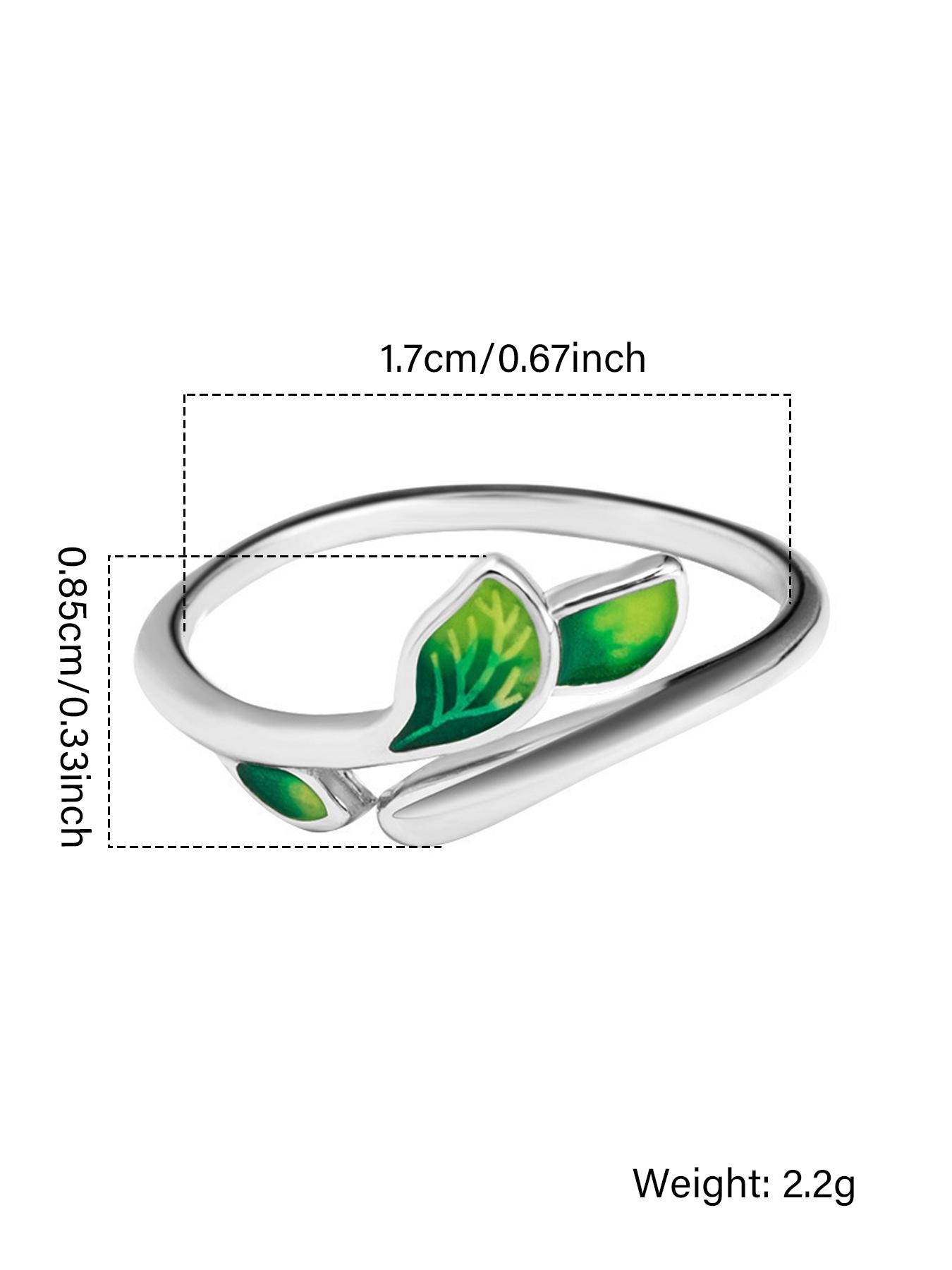 Vintage Leaf Design Cuff Ring, Adjustable Open Ring, Elegant Casual Ring, Fashion Jewelry Accessories for Women & Girls, Trendy All-match & Exquisite Jewelry for Birthday Gift