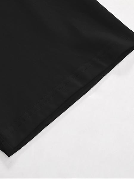 Men's Short Sleeve Cotton Blend Crop Top, Unique Design for Casual Summer Wear, Street Fashion Essential for Trendsetters