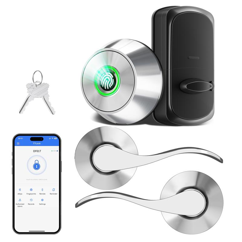 Valentine's Day Gift EUERTE 3th Gen Fingerprint Door Lock with App Smart Deadbolt Auto Lock Easy Install Great For Home Perfect Replacement The Traditional Deadbolt FathersDayGift
