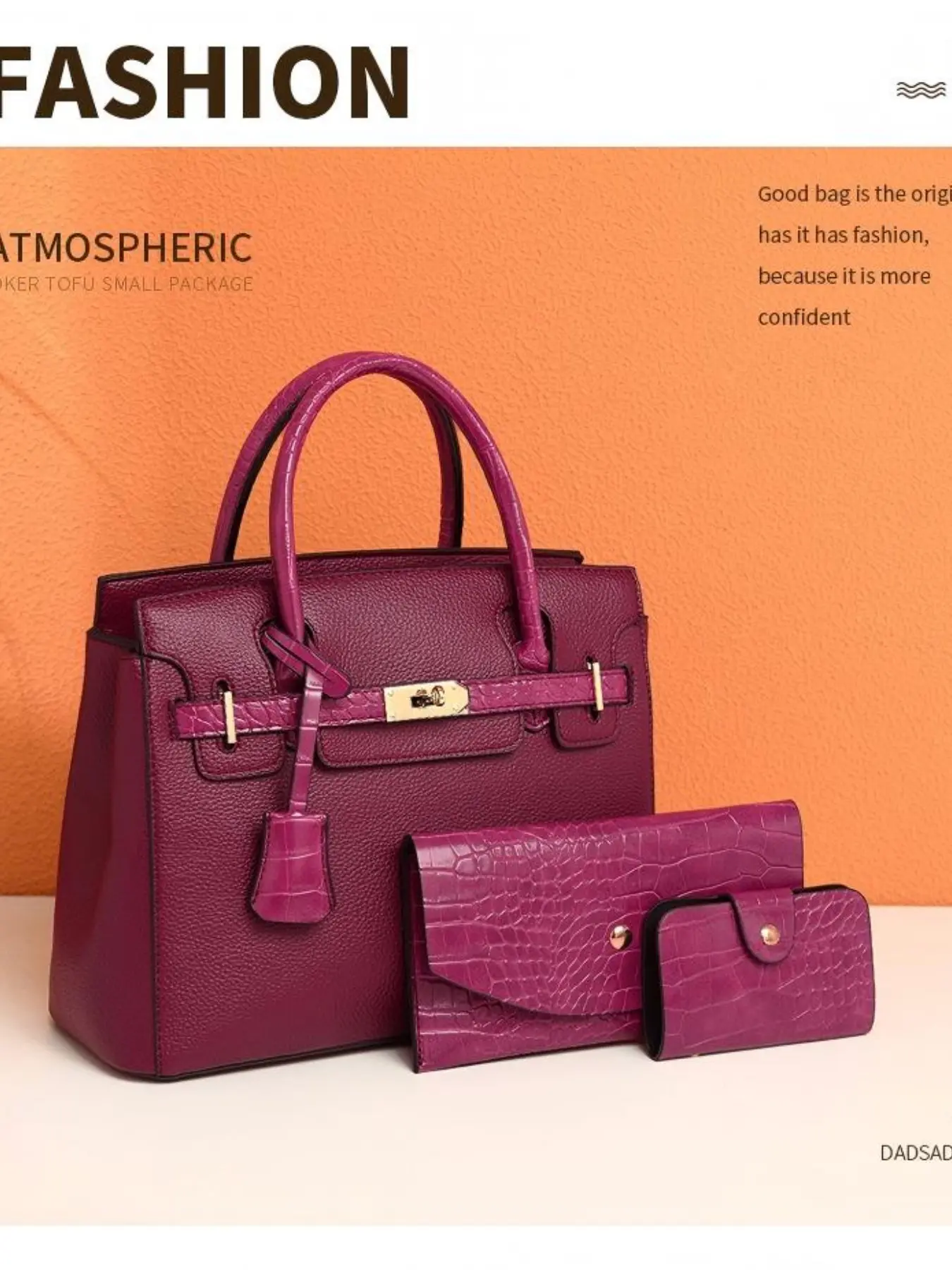 3 Piece Set New Shoulder Bag Set for Women, Large Capacity Bucket Bag, Casual Style, Suitable for Daily Use and Special Occasions