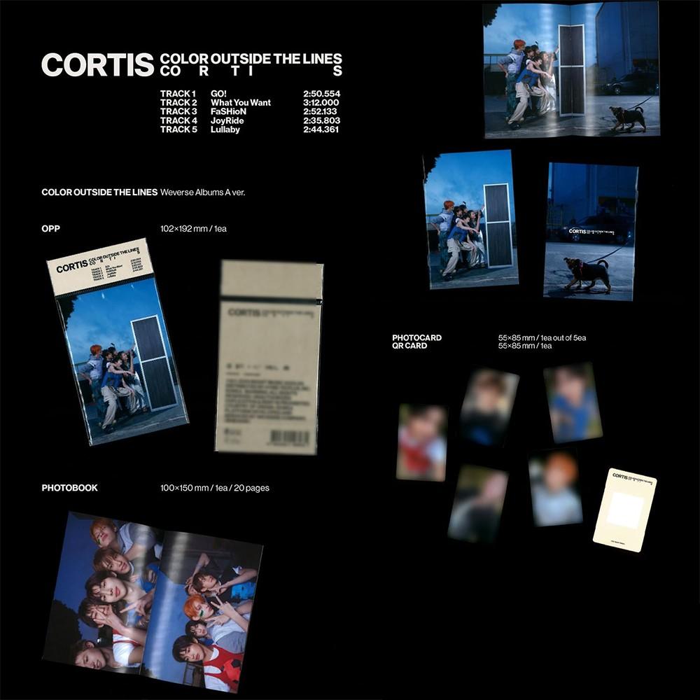 Cortis Debut Mini Album Color Outside the Lines Electronic Card, Limited Edition Collectible Item, Perfect Gift for Fans