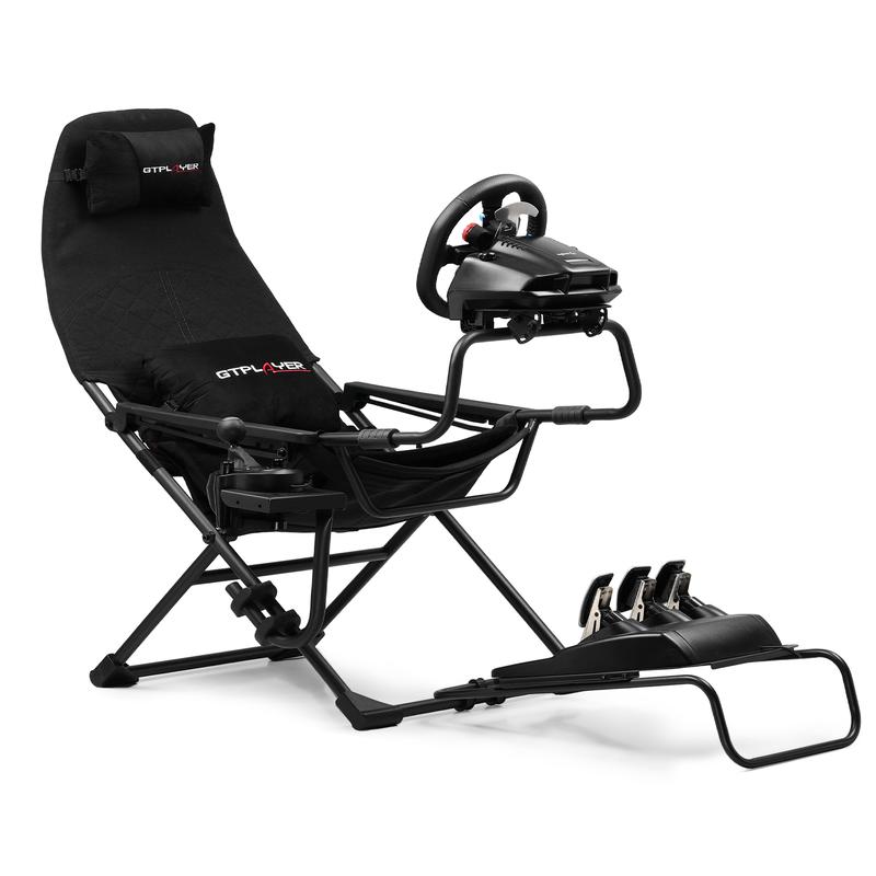 Comhoma Racing Simulator, Racing Wheel Bracket, Cockpit Wheel Bracket, Steering Gear and Shift Lever Bracket, suitable for Logitech G25, G27, G29, G920, G923 and Tesoton T330TS gaming brackets, Wheel Pedal, does not include the steering wheel itself.