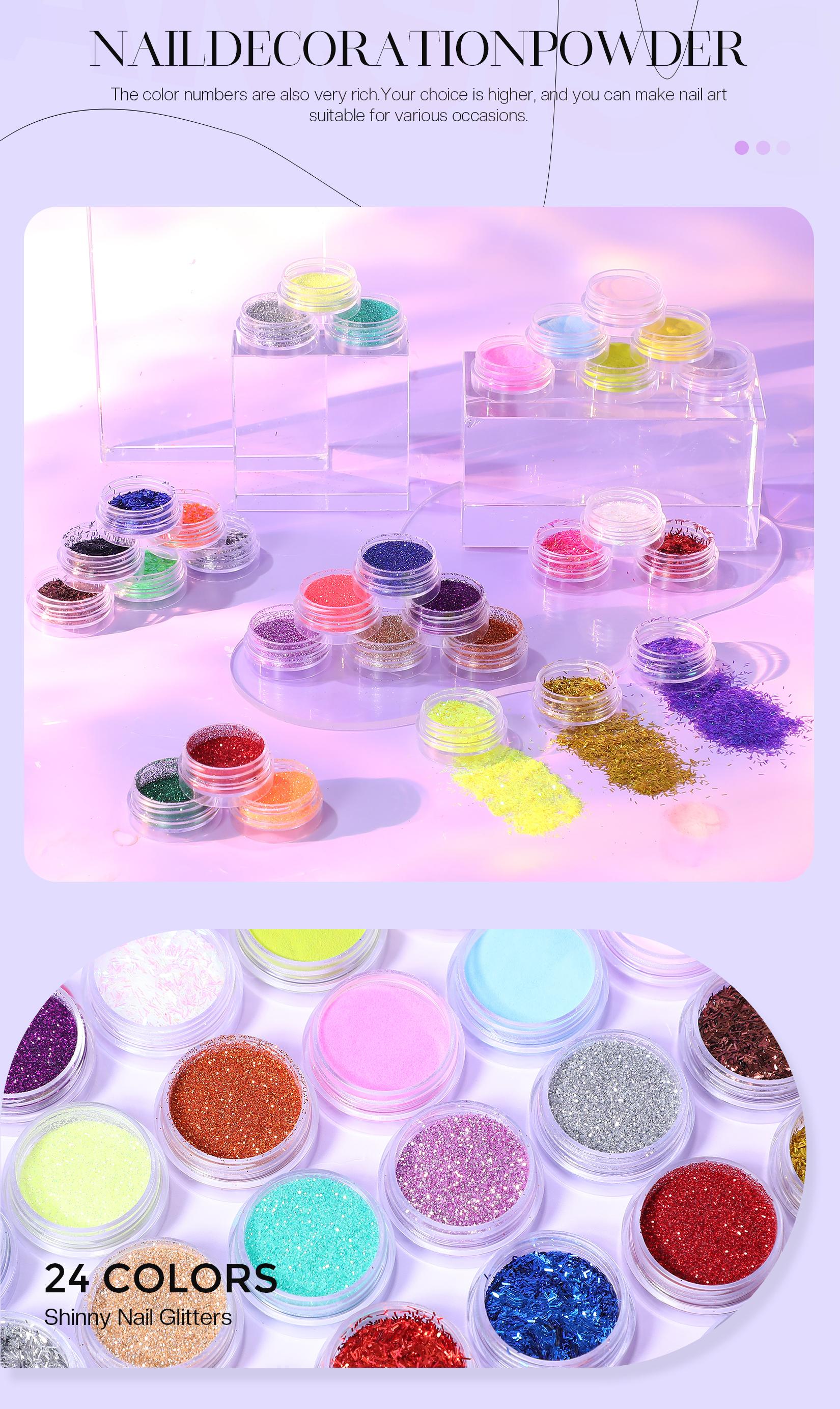 VANSISOS Professional Acrylic Nail Kit for Beginners | Acrylic Nail Charms & Complete Full Nail Supplies