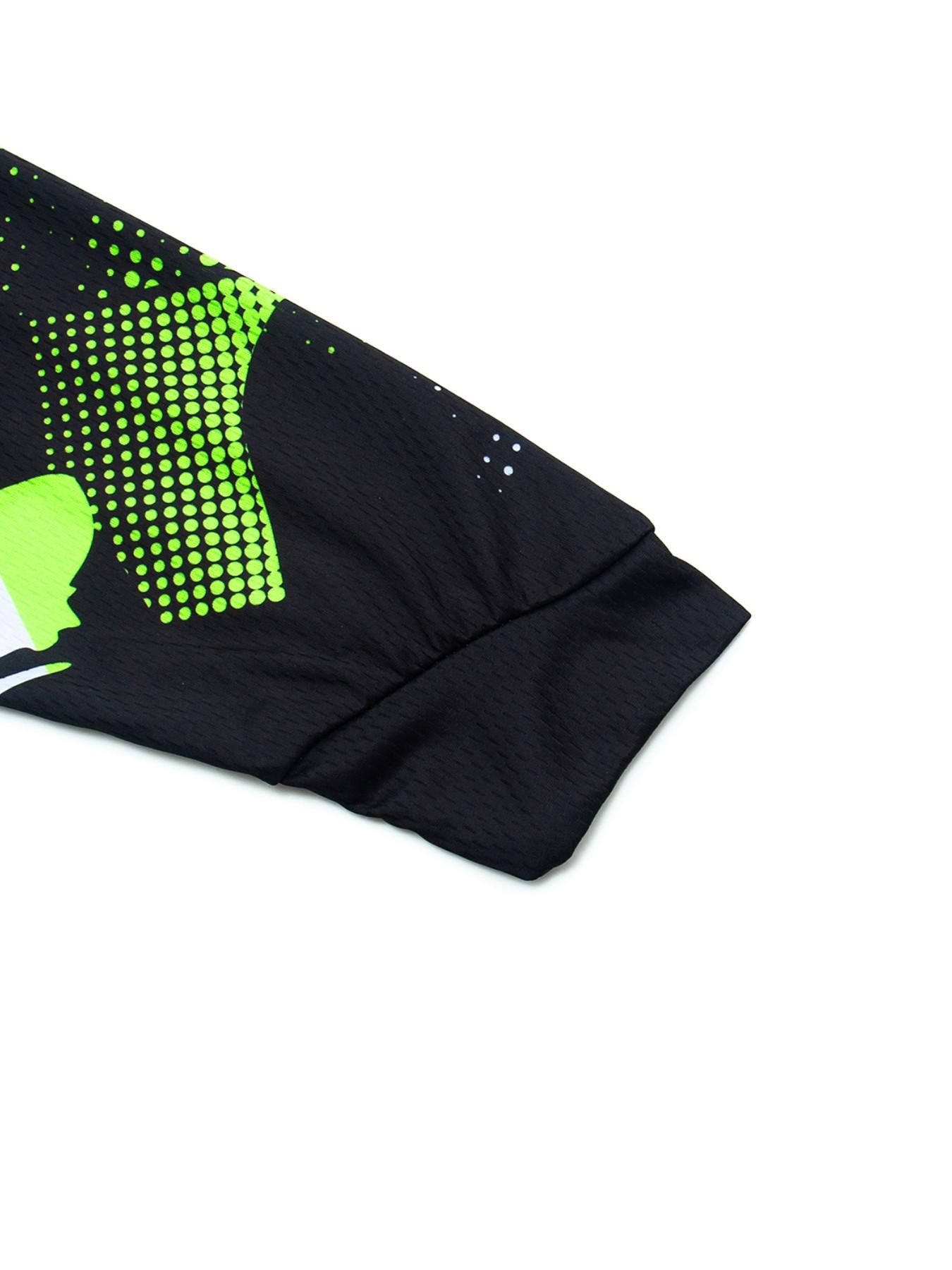 Road sports summer outdoor downhill mountain bike long-sleeved moisture wicking TOP uniform men's cycling shirt