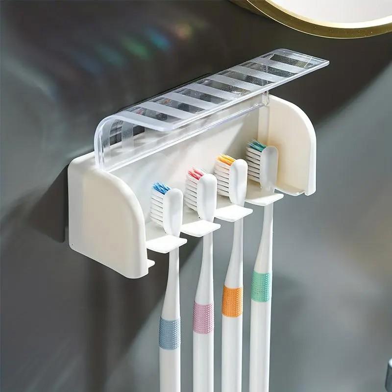 ⚠️ [Check Description] Wall Mount Toothbrush Holder | Bathroom Rack - (TOOTHBRUSHES NOT INCLUDED)
