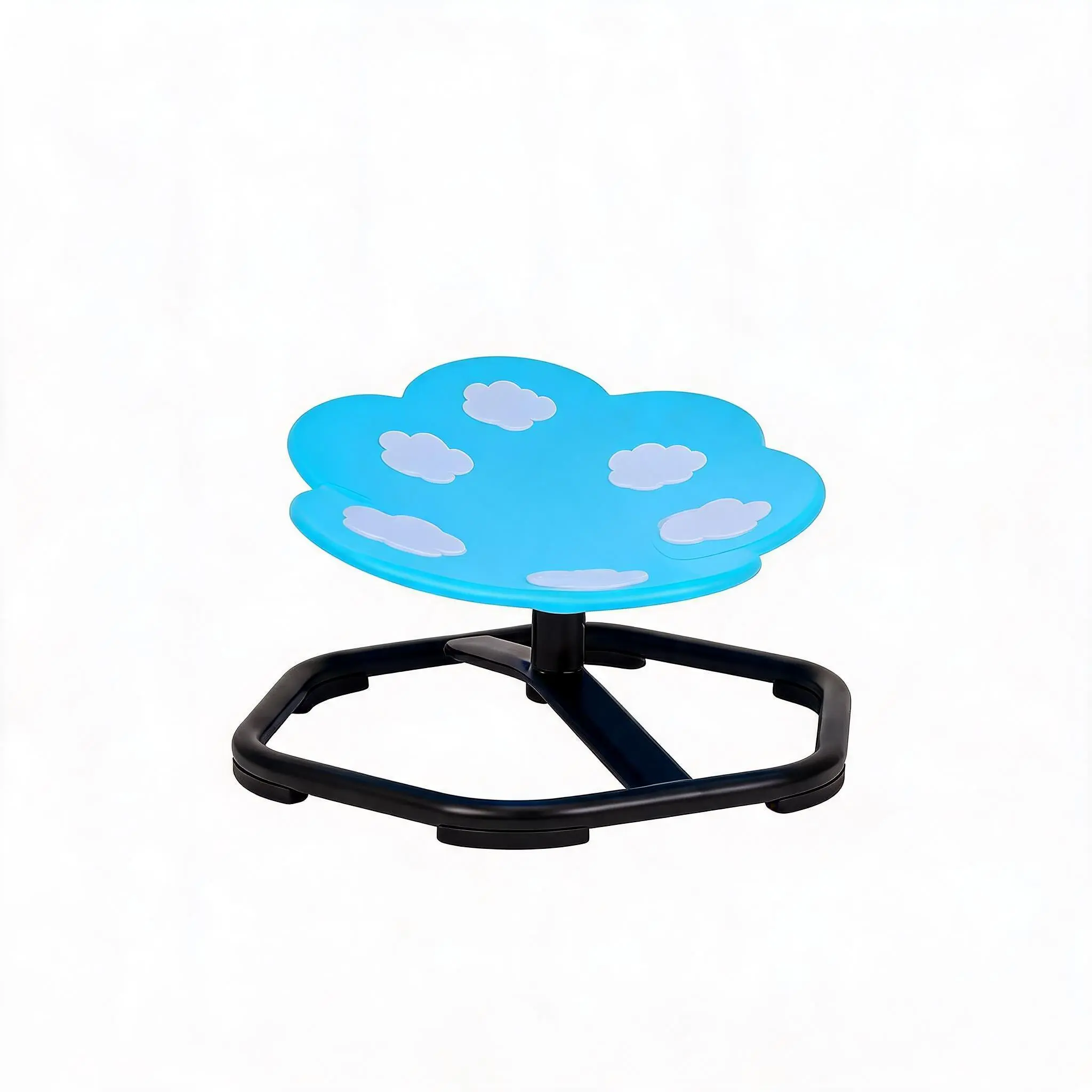 360 Degree Spinning Chair with Music and Colorful Lights Sturdy Swivel Toy for Indoor Playroom Fun 230lb Capacity