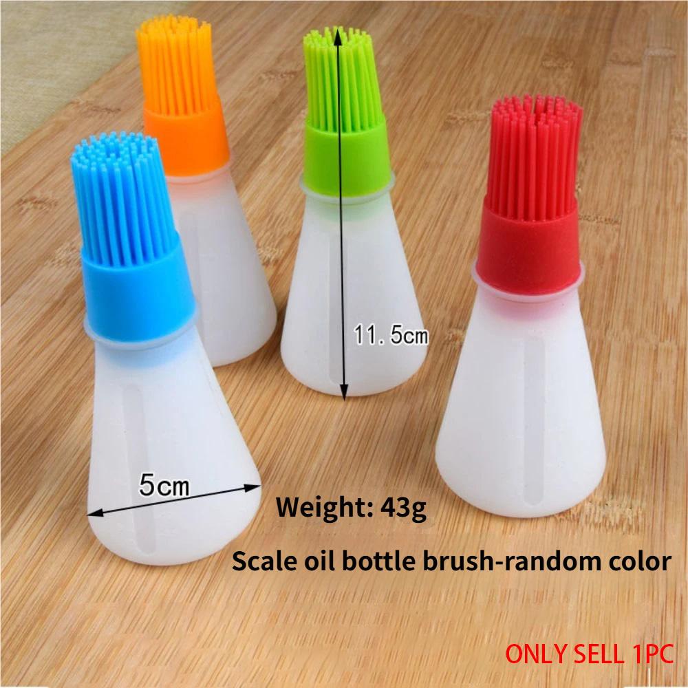 1pc High-Temperature Oil Control Brush, Precision Kitchen Tool, BBQ Grill Brush, Non-Stick Pan Oil Remover, Camping Party Essential