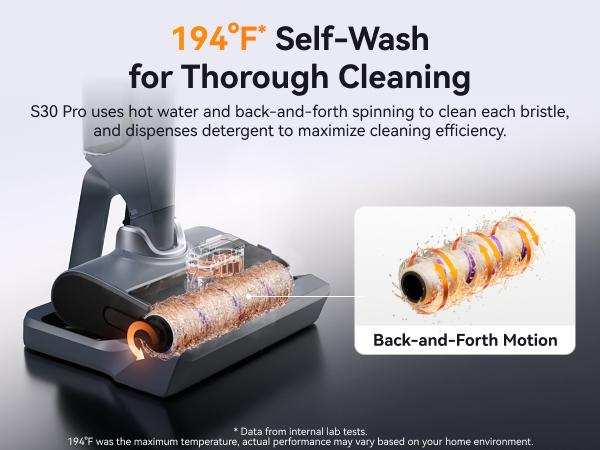 NARWAL S30 Pro Wet Dry Vacuum Cleaner with 20000Pa Suction, Cordless Vacuum Mop for Hard Floors, Tangle-Free Hair-Cutting, 180° Lie Flat, 194°F Self-Cleaning, Disposable Waste Bag, Edge Cleaning NARWAL S30 Pro Wet Dry Vacuum Cleaner with 20000Pa Suction, Cordless Vacuum Mop for Hard Floors, Tangle-Free Hair-Cutting, 180° Lie Flat, 194°F Self-Cleaning, Disposable Waste Bag, Edge Cleaning