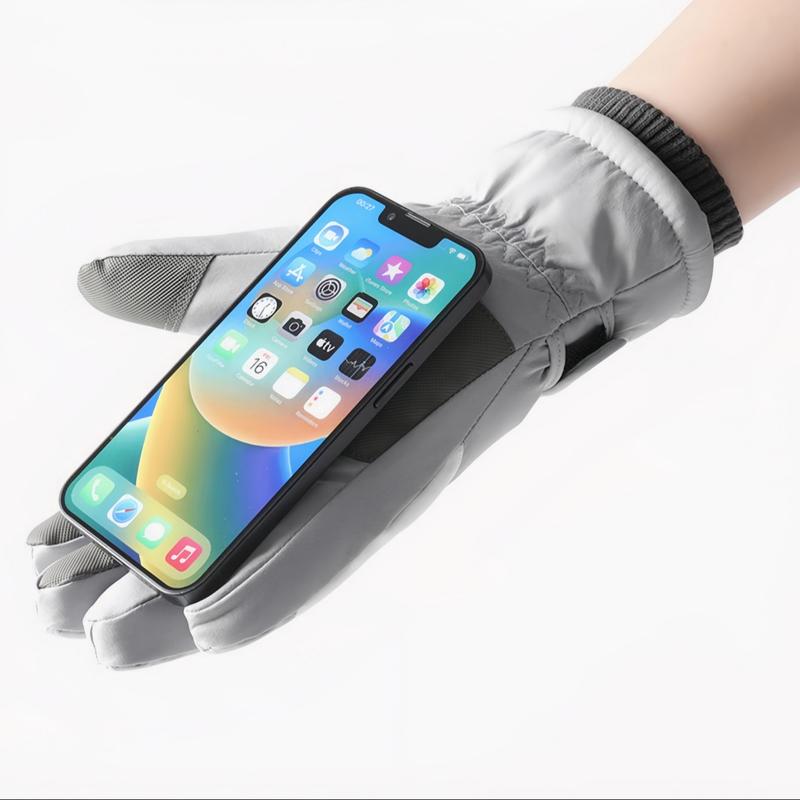 Winter Ski Gloves Waterproof Windproof Thick Warm Non-Slip Touchscreen Compatible for Cycling Driving Outdoor Sports Outdoor Activity Gloves