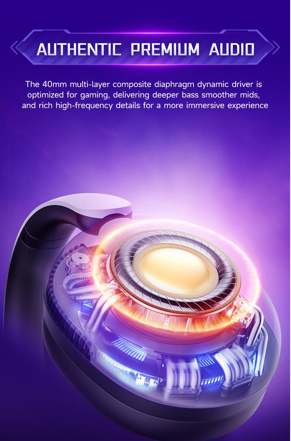 Picun UG-10A Wireless Gaming Headset - 7.1 Surround Sound, -56dB Noise Cancelling, 100H Battery Life, 40mm Drivers, Quad-Mode Connectivity (2.4G/Bluetooth/Wired), RGB Lighting, HD Mic for PC/PS4/PS5 Picun UG-10A Wireless Gaming Headset - 7.1 Surround Sound, -56dB Noise Cancelling, 100H Battery Life, 40mm Drivers, Quad-Mode Connectivity (2.4G/Bluetooth/Wired), RGB Lighting, HD Mic for PC/PS4/PS5