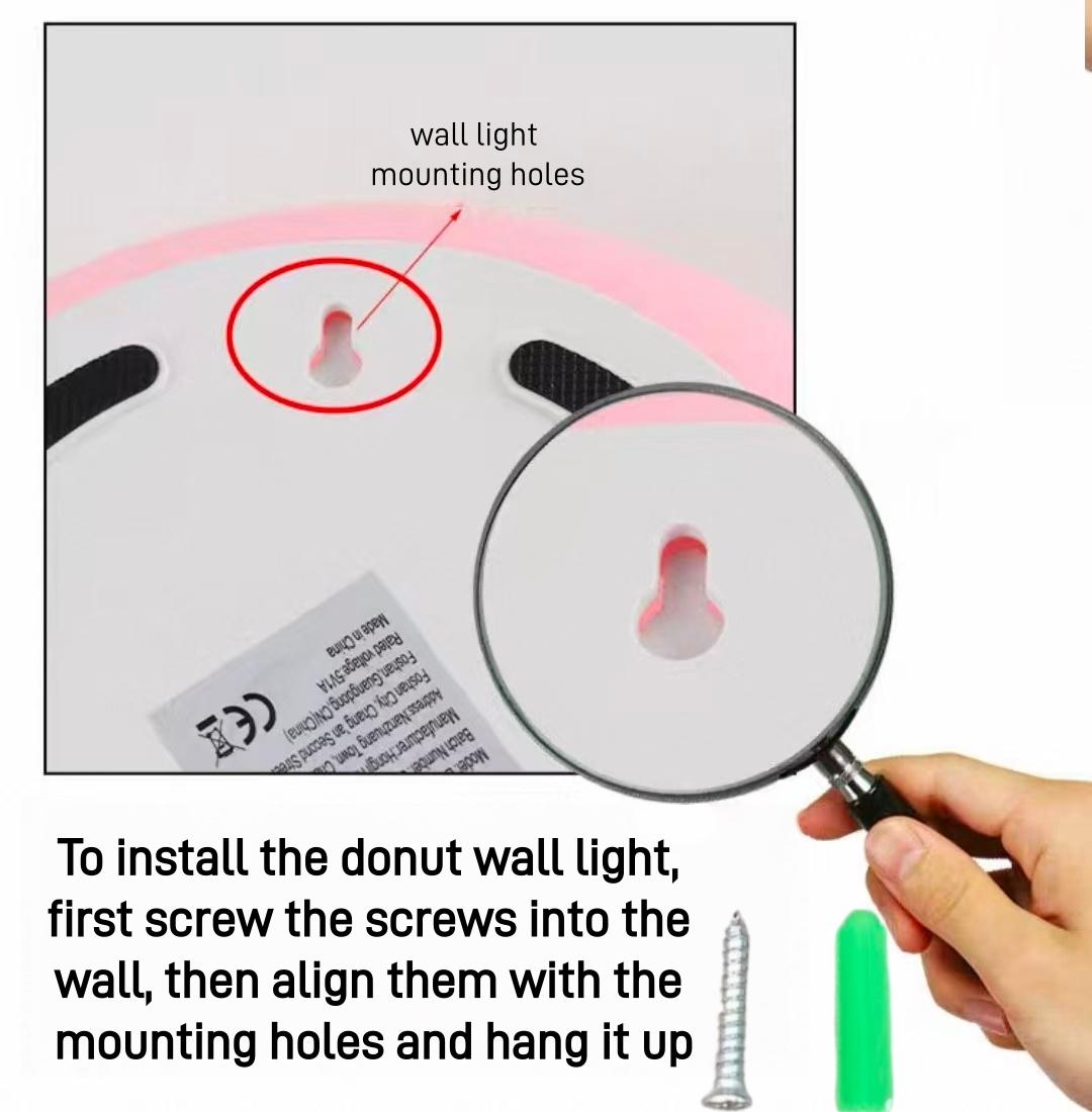 Modern High-Leg Donut Table Lamp, LED Bedside Desk Light, USB Rechargeable Touch Switch, Three-Tone Dimmable Ambient Light, Durable Plastic Shade
