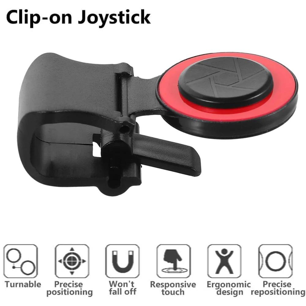 Portable Wireless Bluetooth Mobile Game Controller for iPhone & Android - Mini Joystick for Touchscreen Devices, Travel-Friendly Gaming Gadget, Smartphone Gamepad.