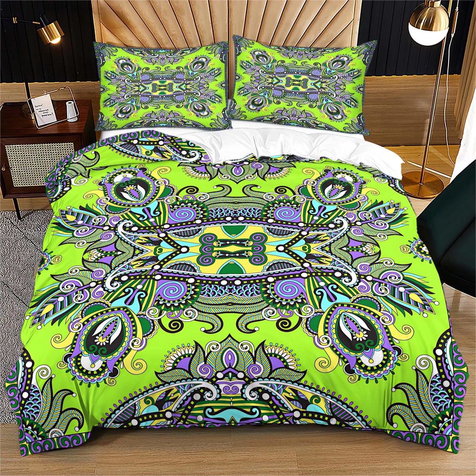 2/3 Pcs Abstract Art Print Duvet Cover Set, Modern Minimalist Bedding Set, Ultra Soft Microfiber with HD Digital Printing, Zipper Closure, Wrinkle-Resistant, Perfect for Bedroom, Dorm & Guest Room, All Season Use - No Filling