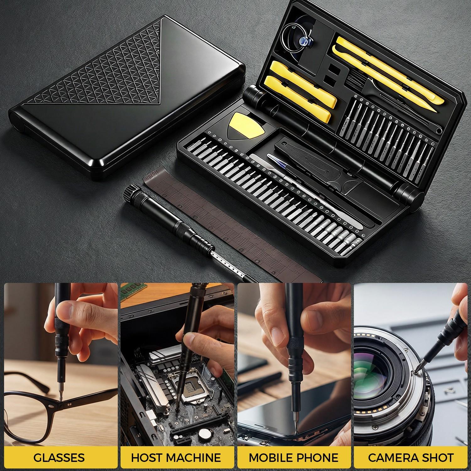 58-In-1 Hex Key Screwdriver Set, Laptop Phone Repair Tool Kit, Multi-Functional Manual Screwdriver Set, Home Maintenance Tools