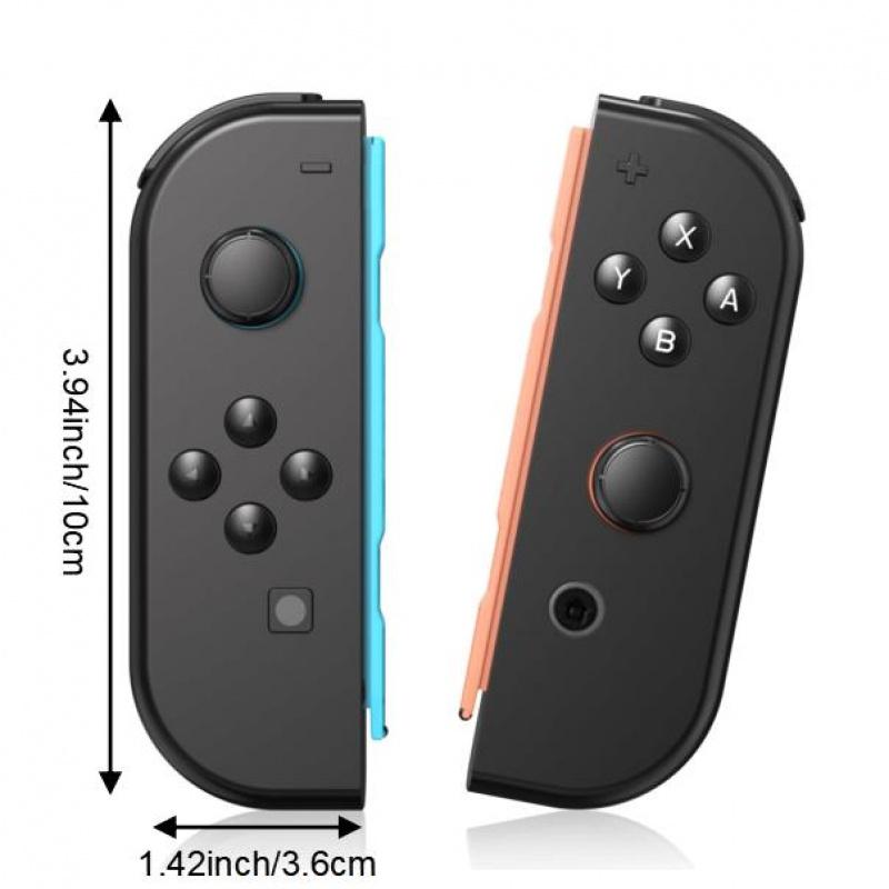 Wireless Controller Compatible with Switch Lite Oled, Dual Vibration Function Replacement Gamepad, Cool Wake-Up Switch Accessory