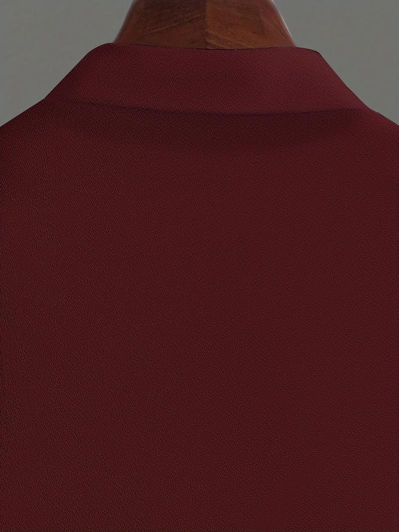 Plus Size Men's Casual Sport Suit Outdoor Leisure Button Closure Jacket & Pants Set for Spring Summer Adult Males Black Trouser Menswear Gamis - Clothes Formal Long Sleeve