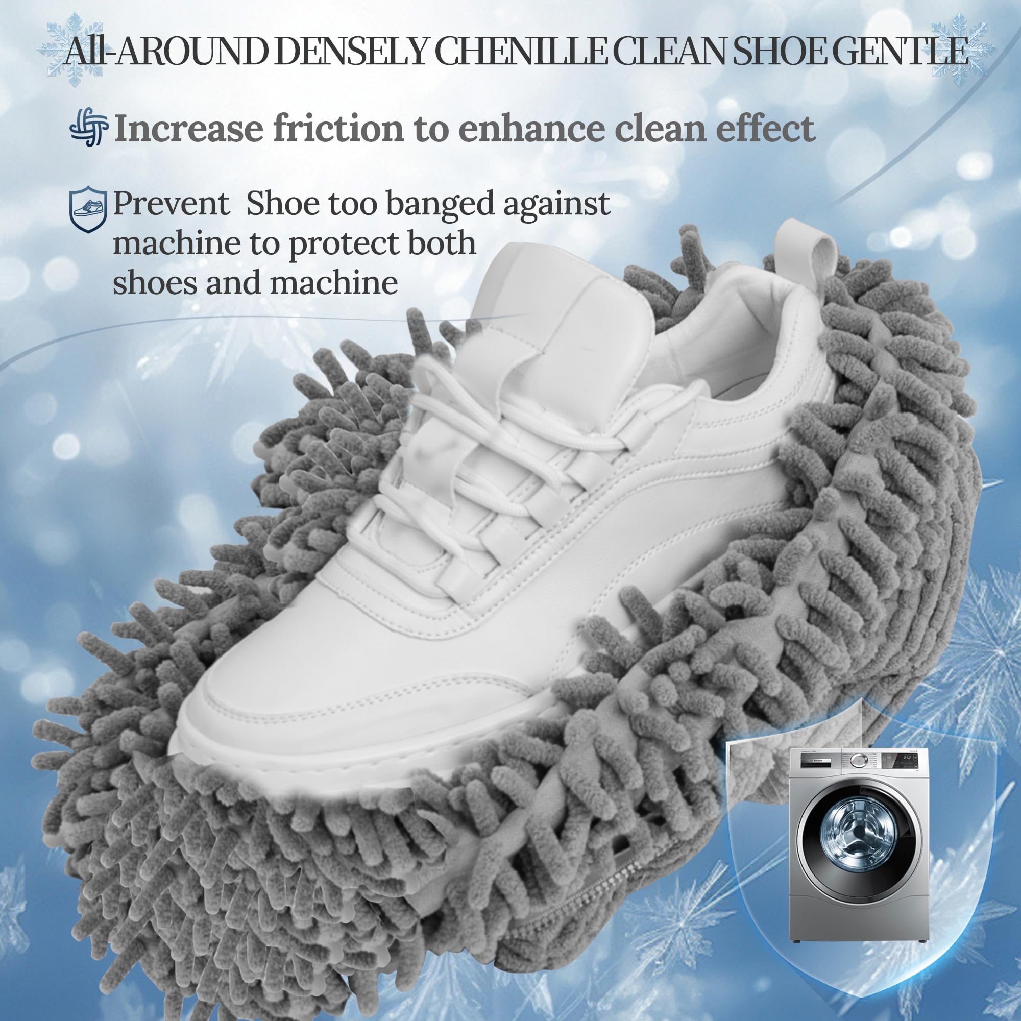 Washing machine and dryer laundry shoe bag, washing machine shoe bag, 1 reusable washing machine shoe bag, suitable for most shoe types