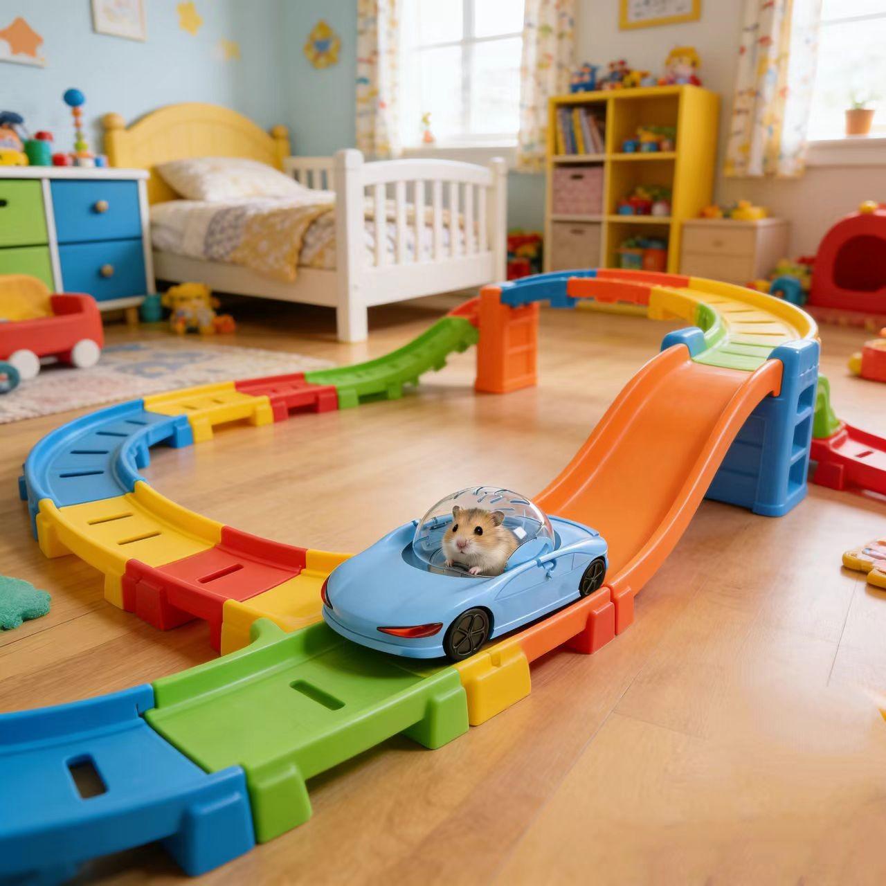 Large Hamster Exercise Wheel Ball Toy, Durable Hamster Roller, Suitable for Small Pet Cages, Promotes Exercise and Entertainment