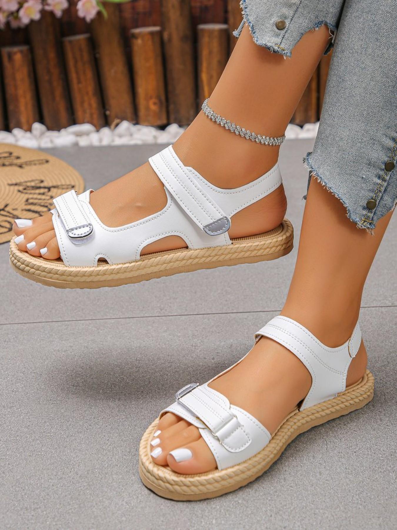 Women's Summer Lightweight Non-Slip Pregnant Women Shoes, Versatile Sports Sandals, Breathable Fish Mouth Design, Comfortable Walking Shoes