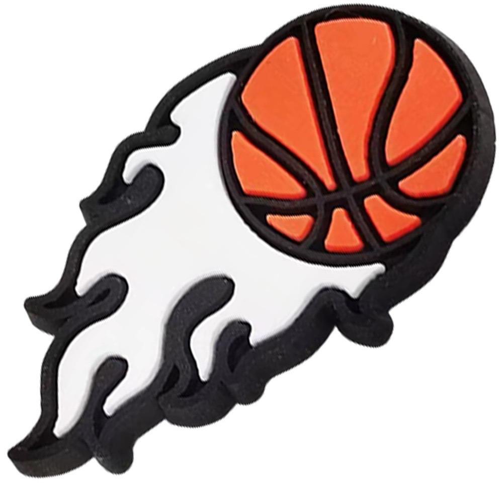 24-Piece Basketball Series PVC Shoe Charms For Bubble Slides Clogs Sandals,PVC Shoe Decorations Accessories Buckle For Christmas Birthday Gifts
