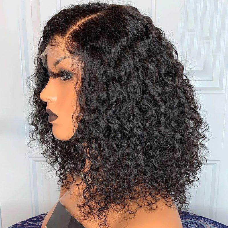 [NEW IN] 13x6 Kinky Curly Wigs Short Human Hair Lace Front Wig Pre Plucked Wig Real Human Hair Lace Front Wigs
