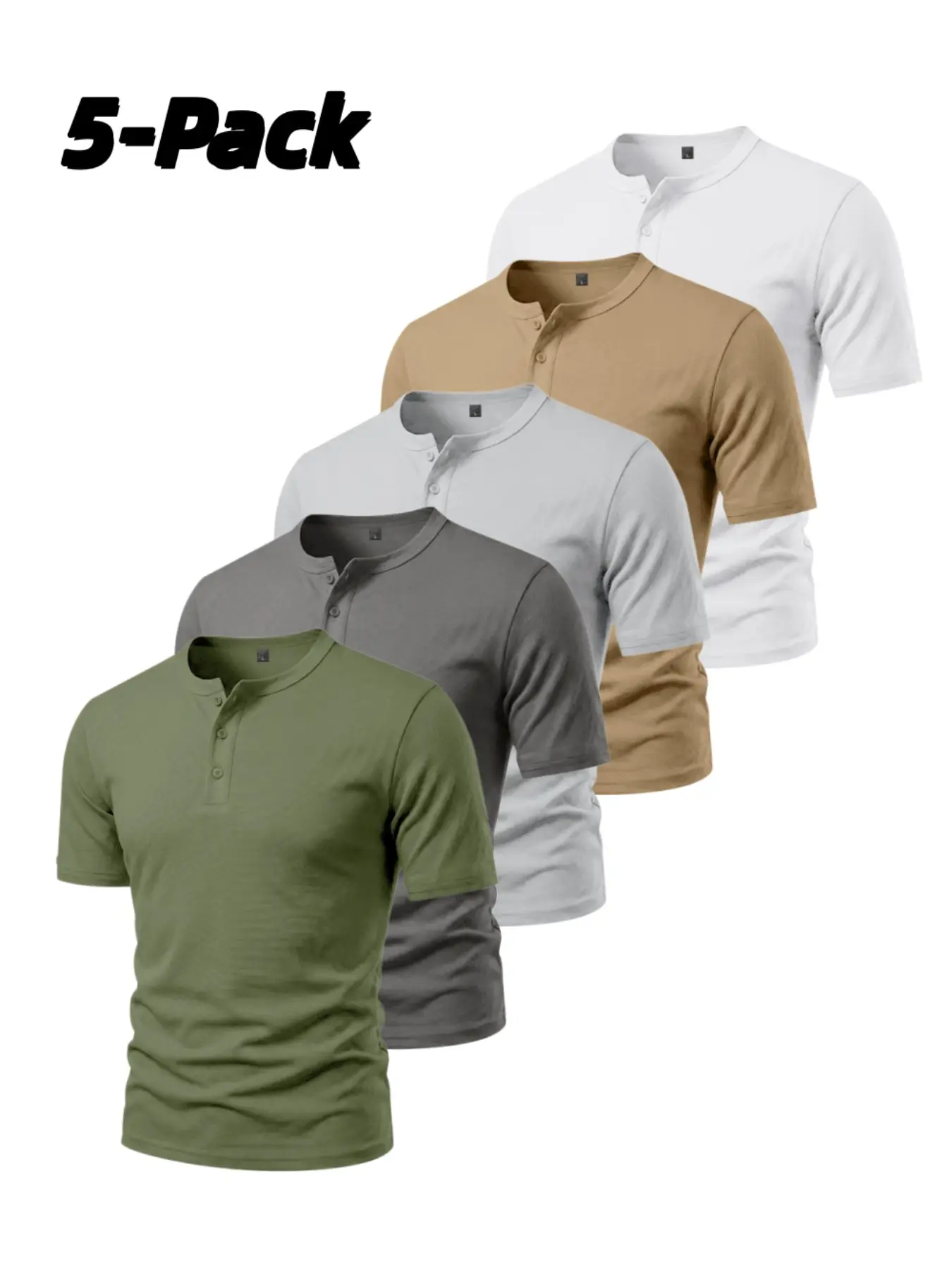 White,Khaki,Lt Gray,Dk gray,gn