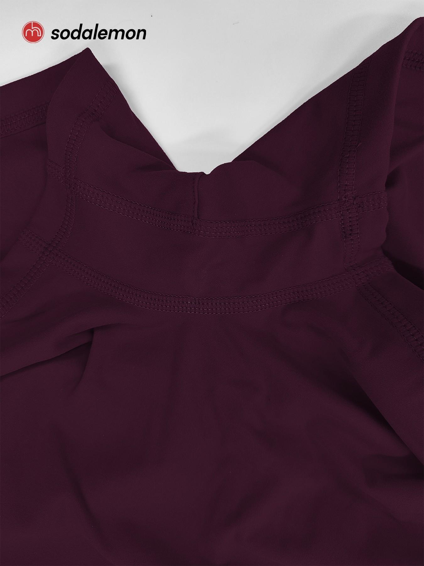 Sodalemon Women's Solid Crop Sports Bra & Shorts Sportswear Set, Casual Comfy Breathable Two-piece Outfits for Yoga Gym Workout Running, Ladies Spring & Fall Clothes