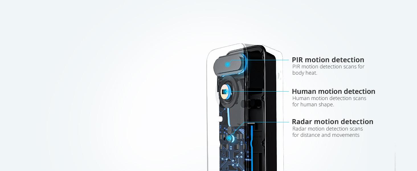 AOSU Doorbell Camera Wireless, 5MP Ultra HD, No Monthly Fee, Triple Motion Detection Video Doorbell with Homebase, Enhanced (2.4/5 GHz) WiFi, 180-Day Battery Life, Work with Alexa & Google Assistant