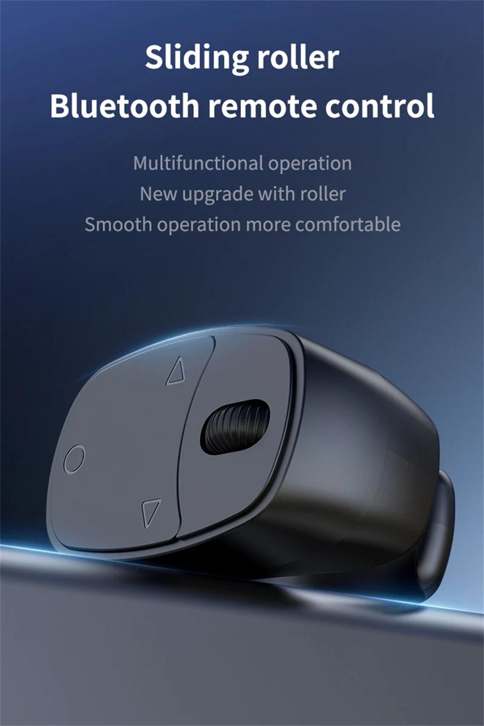 Wireless Bluetooth-compatible Compatible Remote Control Ring, Portable Selfie Mouse Video Page Turn Loop, Convenient Mobile Accessory, Cellphone Accessories