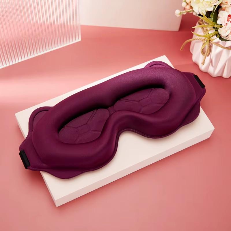 3D stereoscopic sleep eye mask, designed to extend eyelashes, with adjustable shoulder straps for molded masks at night, and a 100% light blocking eye mask, suitable for travel, yoga, and napping