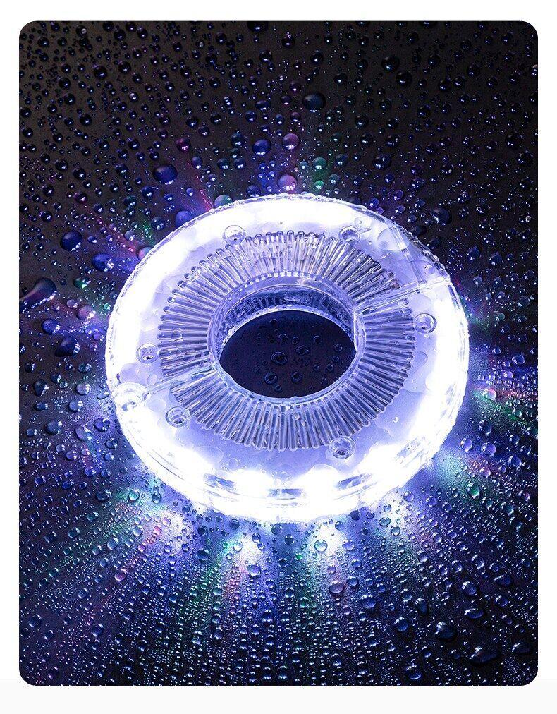 ROCKBROS Bicycle Wheel Hub Light Waterproof Smart 12 LED Colorful Flash Light Safety Warning Fit Balance MTB/Road bikes