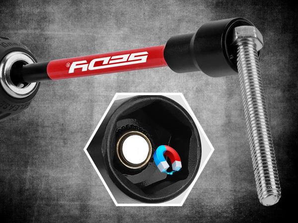 SEDY 41-Piece Premium 1/4" Drive Magnetic Impact Nut Driver Set Metric & SAE with Socket Adapters, 2-in-1 Ratchet Wrench, Universal Sockets, Quick Release Bit Holder, Durable Strength & Versatile Performance, Christmas Gift