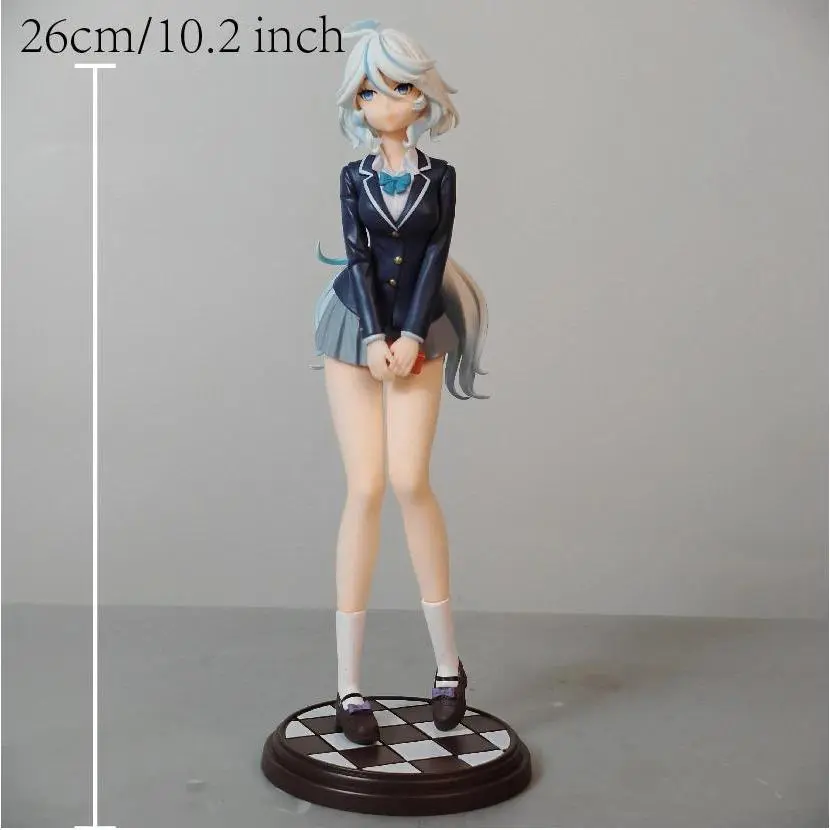 26cm 10.2 inch Anime Furina Figures Pvc Statue Desktop Ornamen Collection Statue Model Decoration Room Desk Toys Gifts