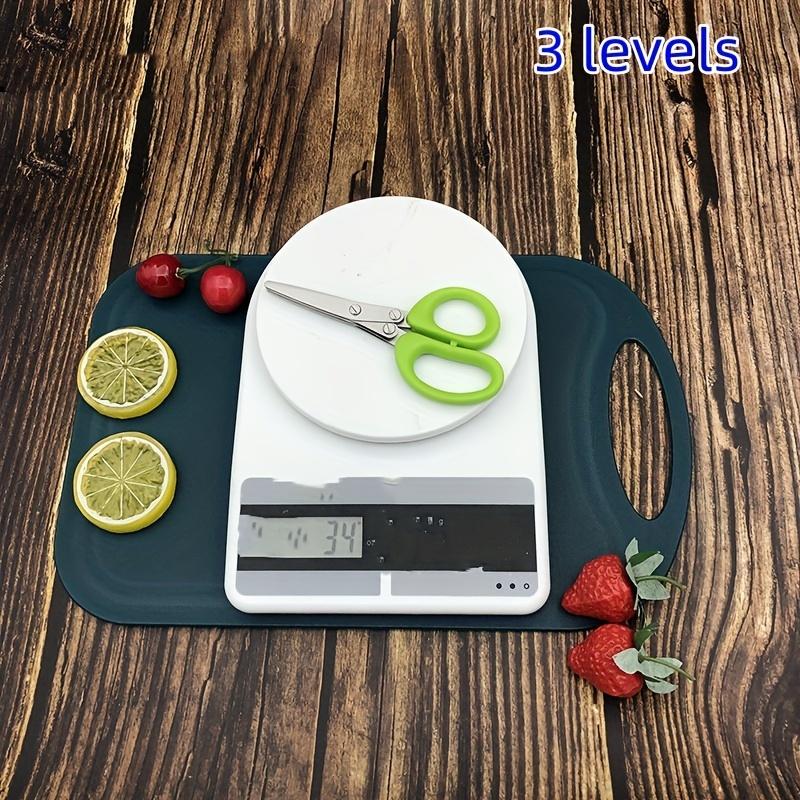 3-Layer Stainless Steel Kitchen Scissors, Kitchen Shears, Multifunctional Onion & Herb Chopper, Durable with Protective Cover & Cleaner, Ergonomic Handle