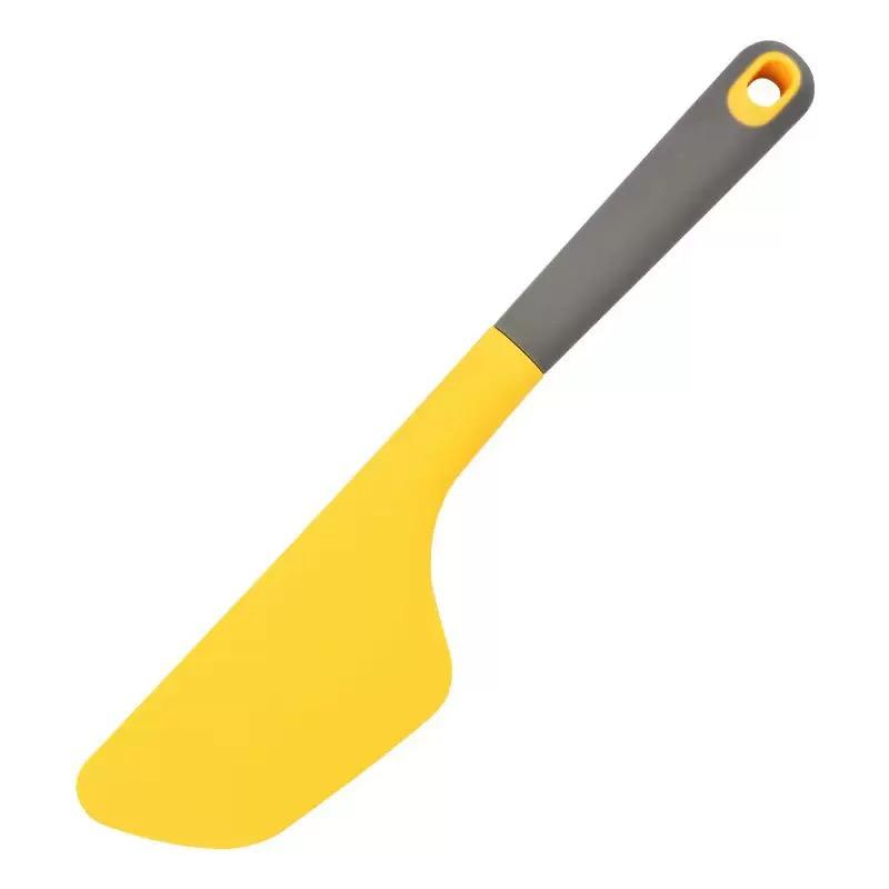 Large silicone spatula, durable and heat-resistant and easy to clean, silicone material is flexible and easy to use, ideal for stirring, spreading, baking, Ideal home kitchen tool