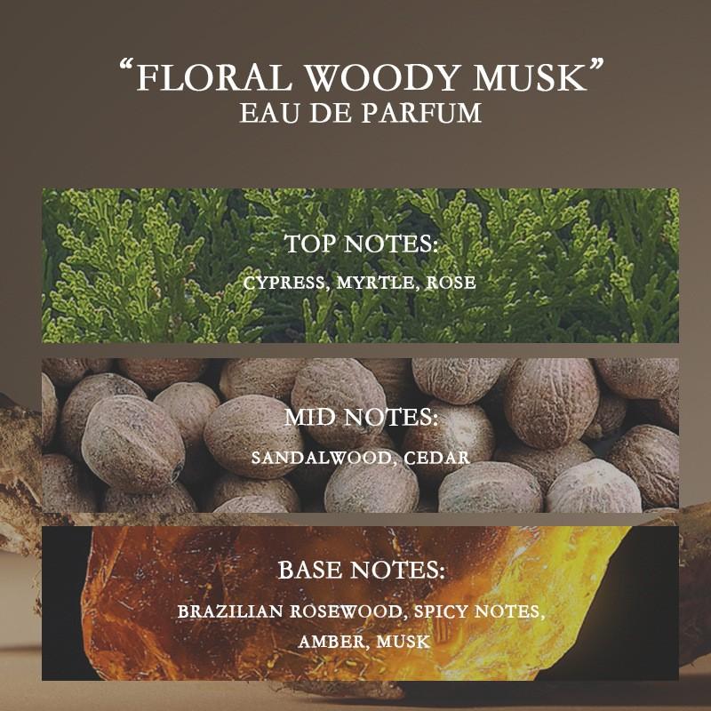 50ml Sandal Wood Fragrance Oil - Eau De Parfu Oil Enduring Scent for Men, Refreshing & Subtle, Unique Oriental Gourmet Blend, Ideal for Work, Dining, Romantic Outings