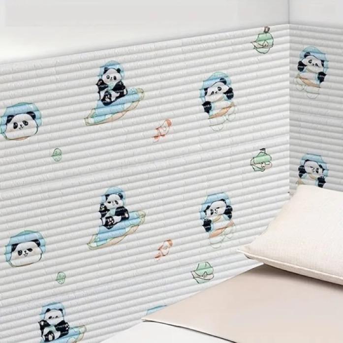 Self-adhesive XPE foam bumpers - Soft rubber buffer strips with & design, peel and stick safety guards for walls, corners, furniture bedside, living room, dining table - Ideal Thanksgiving gift, durable impact resistant, for home decor, Corner Protectors