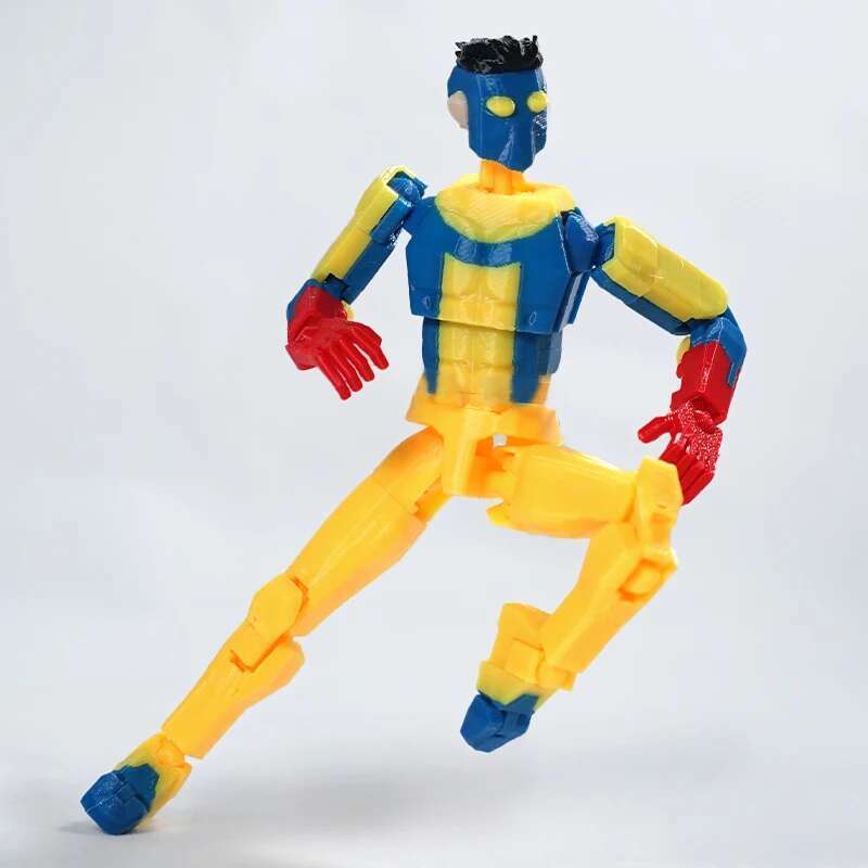 3D Printed Action Figures Invincible 3.0 Superheroes Anime Multi-Jointed Shapeshift Toys Mannequin Model Ornaments Kids Gifts