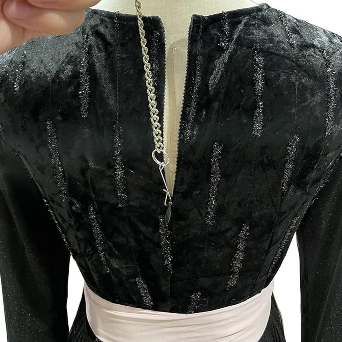 Dress and Boot Zipper Aid Tool, Universal Zipper Puller and Hook for All Types of Zippers, Self-Thread Dress Zipper Helper