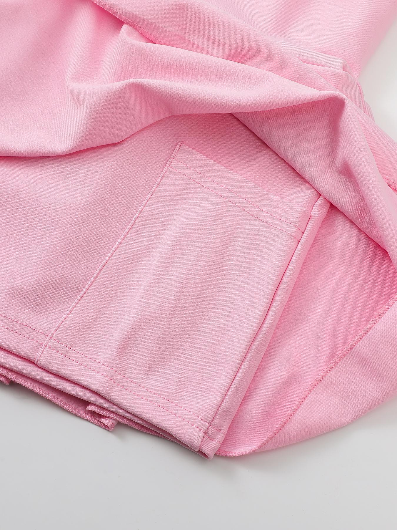 Women's Plus Size Outdoor Sport High Waist Stretch Golf Tennis Skirt, Comfortable Pleated Short Skirt with Liner and Pockets for All Seasons, Athletic Skort